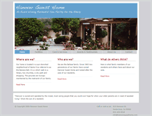 Tablet Screenshot of hanoverguesthome.com